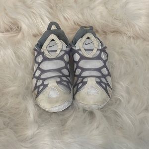 White & Purple Nike Free Sneakers